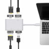 Picture of USB-C Type-C Thunderbolt 3 to DVI HDMI VGA USB 3.0 Adapter For Apple Macbook Pro