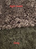 Picture of Shorn Curly Sheepskin Rug Lambskin Rug Short Wool Dark Grey