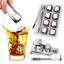 Picture of Stainless Steel Ice Cube Ice Block Set Of 4/8 Wine Spirits Whisky Beer Cold Drinks Reusable