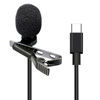 Picture of Clip-on Lapel Mini Lavalier Mic Microphone Type C USB C Mobile Phone PC Recording