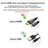 Picture of Micro HDMI Type D to HDMI Male Cable V1.4 Gold Plated Full HD 1080P HDTV for GoPro Hero 3 4 5 Camera