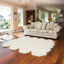 Picture of Australian Sheepskin rug Lambskin Rug Long Wool Fluffy Genuine Skin Rug OCTO 8 Panels