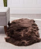 Picture of 100% Genuine Sheepskin Rug Lambskin Rug Wool Double L Brown