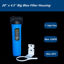 Picture of 20''x4.5'' Big Blue Whole House Tank Water Filter Housing Garden High Flow Port