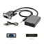 Picture of VGA Male to HDMI Female Converter Adapter 1080P Stereo Audio Output New