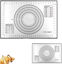 Picture of Silicone Pastry Baking Mat with Measuring Guide Non-Stick Fondant oven liner Black 80cm*60cm