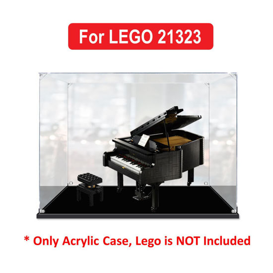 Details about   Acrylic Display Case For LEGO 21323 Ideas Grand Piano w/ theme background board 