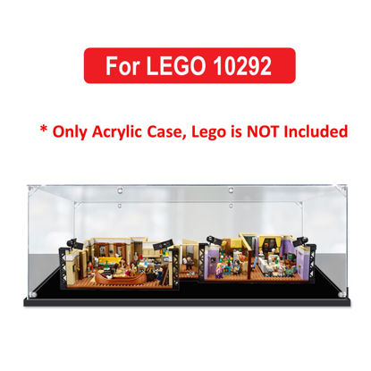 Picture of Acrylic Display Case for LEGO 10292 The Friends Apartments TV Series Figure Storage Box Dust Proof Glue Free
