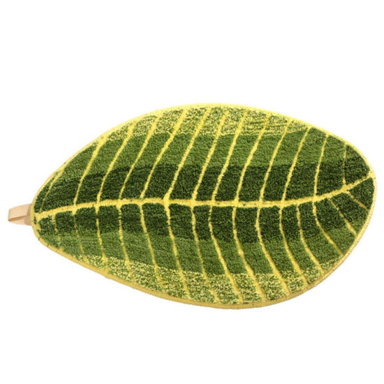 Picture of Leaf-Shaped Non-Slip Mat Floor Mat  Entrance Door Mat 40cm60cm