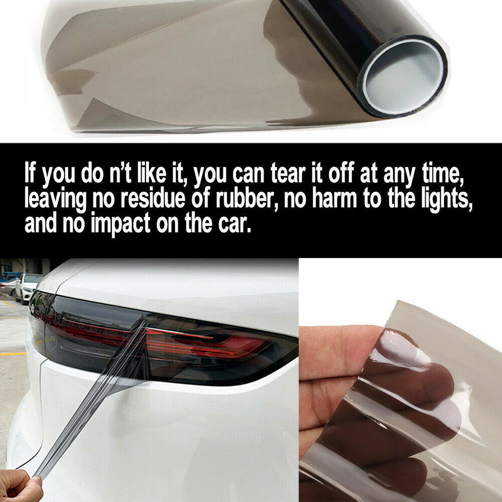 JJMall, don't pay more, save online.. Light Smoke Black 2Mx30CM Car