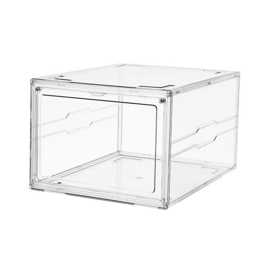 Picture of Premium Sneaker Acrylic Display Shoe Box Storage Case Clear  Stackable