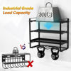 Picture of Power Tool Rack Organizer - Heavy Duty Drill Holder Wall Mount, 4 Layers