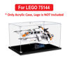 Picture of Acrylic Display Case for LEGO 75144 Star Wars UCS Snowspeeder Figure Storage Box Dust Proof Glue Free