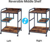 Picture of Mobile Printer Stand with Wheels Table Paper Shredder Stand Rack