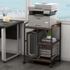 Picture of Mobile Printer Stand with Wheels Table Paper Shredder Stand Rack
