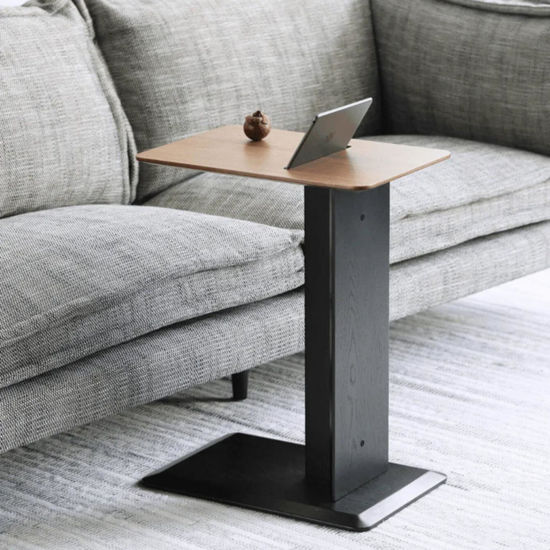 Picture of Natural oak Side Table Bed side Sofa Side
