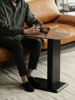 Picture of Natural oak Side Table Bed side Sofa Side