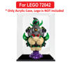 Picture of Acrylic Display Case for LEGO 72042 Super Mario Prince Florian & Castle Bowser Figure Storage Box Dust Proof Glue Free