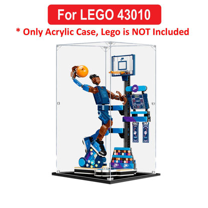 Picture of Acrylic Display Case for LEGO 43010 Nike Slam Dunk Figure Storage Box Dust Proof Glue Free