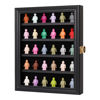 Picture of Small Minifigure Display Case Minifigure Wall Cabinet Showcase for Small Miniature Collectibles Mini Brands, with Acrylic Door Lockable