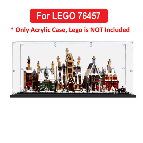 Picture of Acrylic Display Case for LEGO 76457 Harry Potter Hogsmeade Village Collectors' Edition Figure Storage Box Dust Proof Glue Free