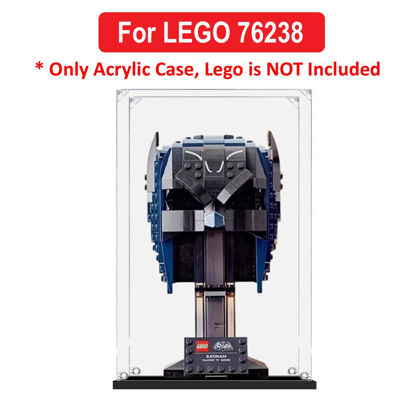 Picture of Acrylic Display Case for LEGO 76238 DC Comics Super Heroes Classic TV Series Batman Cowl Figure Storage Box Dust Proof Glue Free