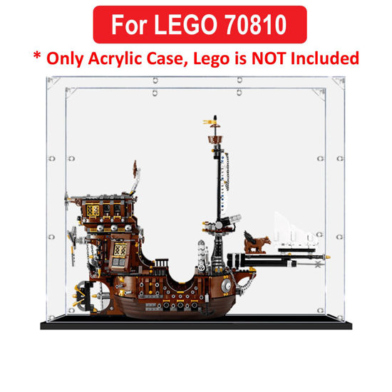 Picture of Acrylic Display Case for LEGO 70810 The LEGO Movie MetalBeard's Sea Cow Figure Storage Box Dust Proof Glue Free