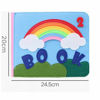 Picture of Felt 3D Book Montessori Book Toddler Early Educational Toy Kinder Kids Learning Fun Rainbow