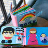 Picture of Felt 3D Book Montessori Book Toddler Early Educational Toy Kinder Kids Learning Fun Rainbow