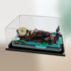 Picture of Acrylic Display Case for LEGO 21366 Ideas Floating Sea Otters Figure Storage Box Dust Proof Glue Free