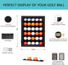 Picture of Golf Ball Display Case for 30 Balls Black Lockable Wall Mounted Golf Memorabilia