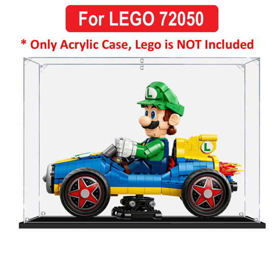 Picture of Acrylic Display Case for LEGO 72050 Super Mario Mario Kart Luigi & Mach 8