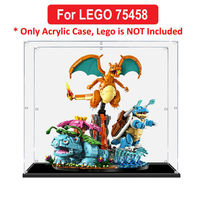 Picture of Acrylic Display Case for LEGO 72153 Pokemon Venusaur, Charizard and Blastoise