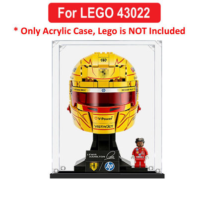 Picture of Acrylic Display Case for LEGO 43022 Editions Scuderia Ferrari HP Lewis Hamilton Helmet