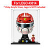 Picture of Acrylic Display Case for LEGO 43014 Editions Scuderia Ferrari HP Charles Leclerc Helmet