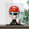 Picture of Acrylic Display Case for LEGO 43014 Editions Scuderia Ferrari HP Charles Leclerc Helmet