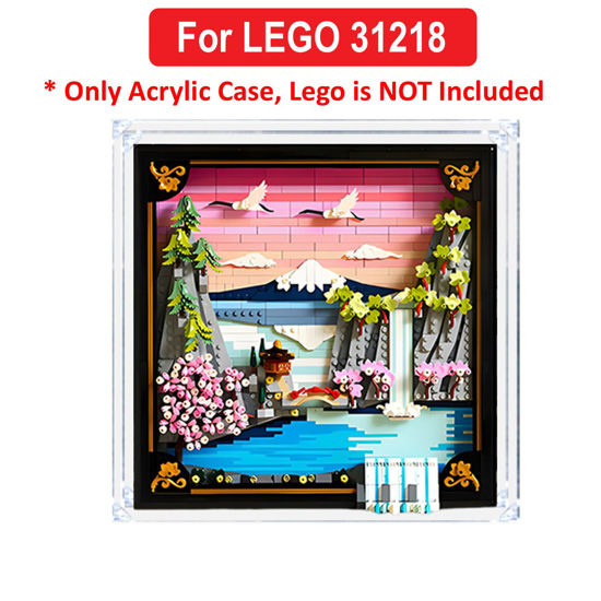 Picture of Acrylic Display Case for LEGO 31218 Art apanese Cherry Blossom Landscape