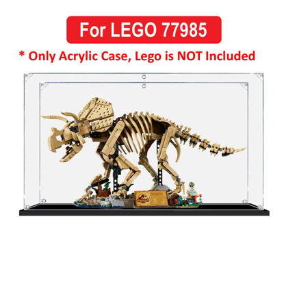 Picture of Acrylic Display Case for LEGO 77985 Jurassic World Dinosaur Fossils Triceratops