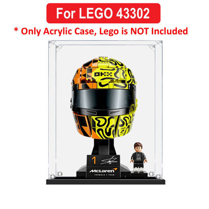Picture of Acrylic Display Case for LEGO 43023 Editions McLaren Mastercard F1 Team Lando Norris Helmet