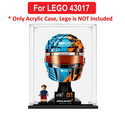 Picture of Acrylic Display Case for LEGO 43017 Editions McLaren Mastercard F1 Team Oscar Piastri Helmet