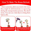 Picture of 12pcs Gold-Plated Foil Rose Artificial Flowers Wedding Decoration Faux Flowers Gold Color