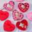 Picture of Romantic Artificial Roses Flower Gift Box with Cute Teddy Bear Heart-Shaped Red/Pink Birthday Gift