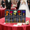 Picture of Artificial Golden Rose Flower with Gift Box Valentine Day Gift Foil Rose Flowers Party Wedding Decor Present Red/Gold