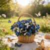 Picture of 6pcs Butterfly Artificial Flowers Outdoor Plastic Flower Decorations Butterfly Bouquet for Home, Hotel, Office, Wedding, Party Garden, Porch, Cottage Decoration, Yard, Window Frame Decor