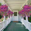 Picture of 8pcs Artificial Morning Glory Vines Hanging Flowers Garland False Plants Outdoor Decor