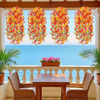 Picture of 8pcs Artificial Morning Glory Vines Hanging Flowers Garland False Plants Outdoor Decor