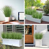 Picture of Artificial Grass Plant Faux Onion Grass Shrubs Wheat Grass Greenery Stems for Home Decor, Fake Tall Grass Plant for Outdoor Indoor Decor