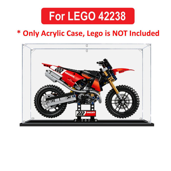Picture of Acrylic Display Case for LEGO 42238 Technic Ducati Desmo450 MX Factory Motorcycle