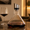 Picture of 1600ml Glass Wine Decanter with Aerator Pourer Red Wine Carafe Serving Jug