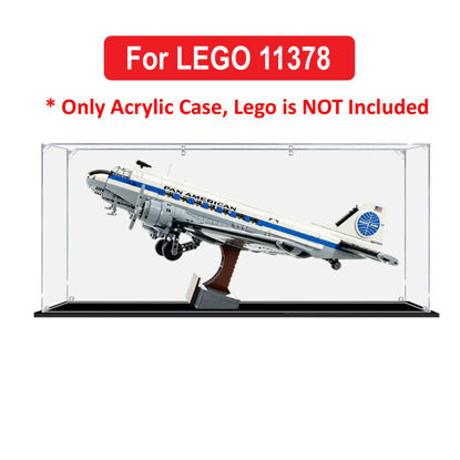 Picture of Acrylic Display Case for LEGO 11378 Icons Douglas DC-3 PAN AM Airliner
